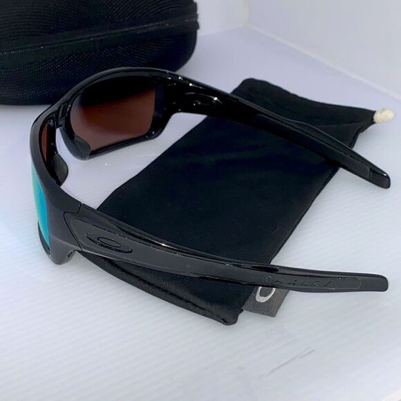 Oakley Turbine 009263 Black Prizm Sapphire Eyewear Sunglasses - Picture 10 of 11